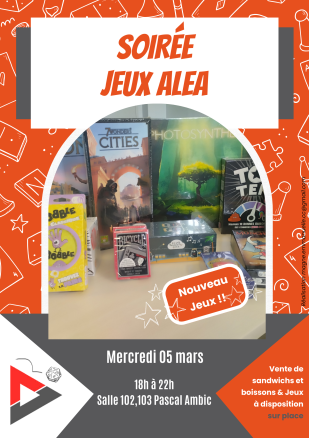 Affiche nouveaux jeux